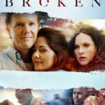 Cover of Beautifully Broken featuring three emotional family scenes.