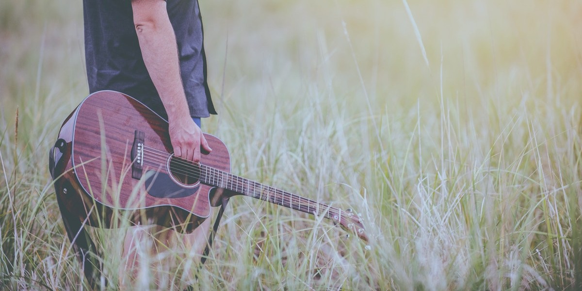 man with guitar