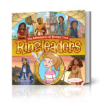 Children's book Ringleaders cover with diverse biblical characters and protagonist Rooney Cruz illustration.