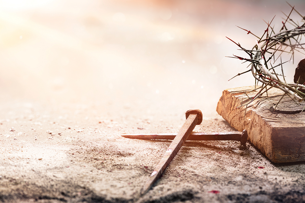 Calvary Of Jesus Christ Crown Of Thorns And Cross