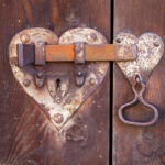 heart shaped door lock
